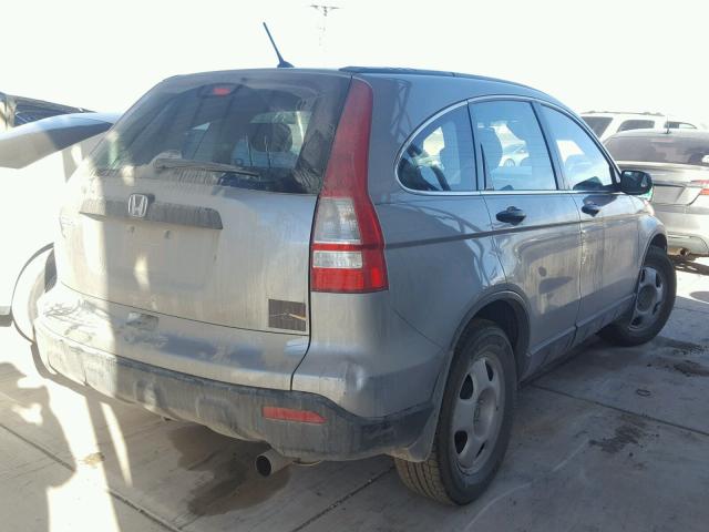 3CZRE38318G705819 - 2008 HONDA CR-V LX SILVER photo 4