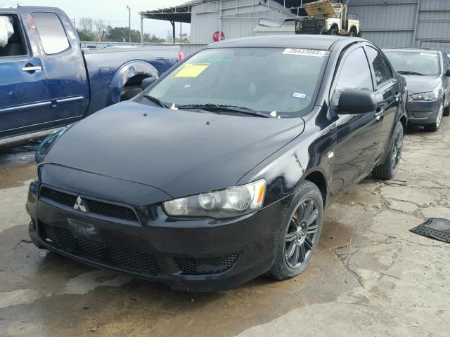 JA3AU16U68U034844 - 2008 MITSUBISHI LANCER DE BLACK photo 2