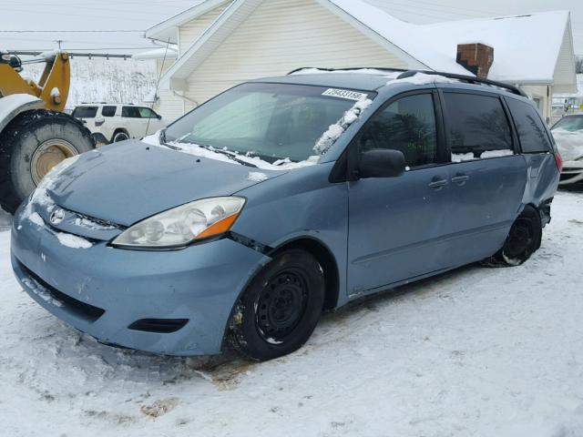 5TDZK23C19S236430 - 2009 TOYOTA SIENNA BLUE photo 2