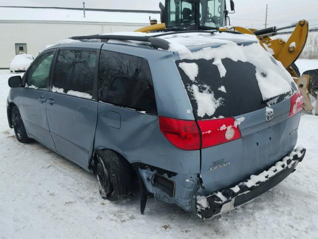 5TDZK23C19S236430 - 2009 TOYOTA SIENNA BLUE photo 3