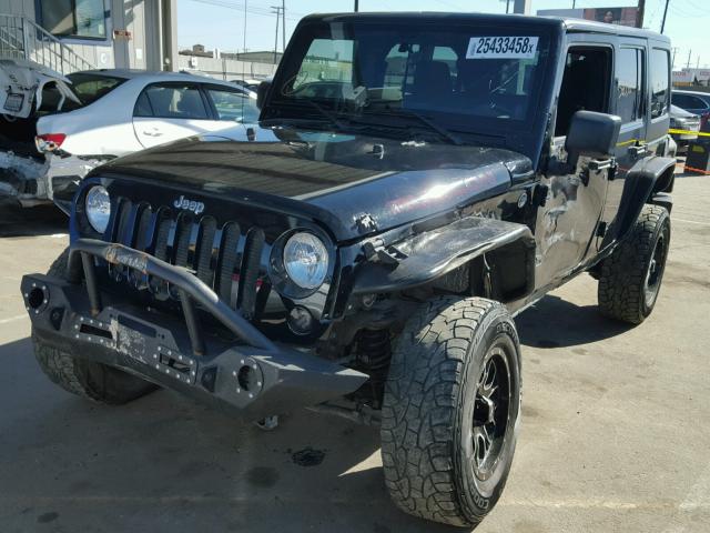 1C4BJWDG3CL225029 - 2012 JEEP WRANGLER U BLACK photo 2