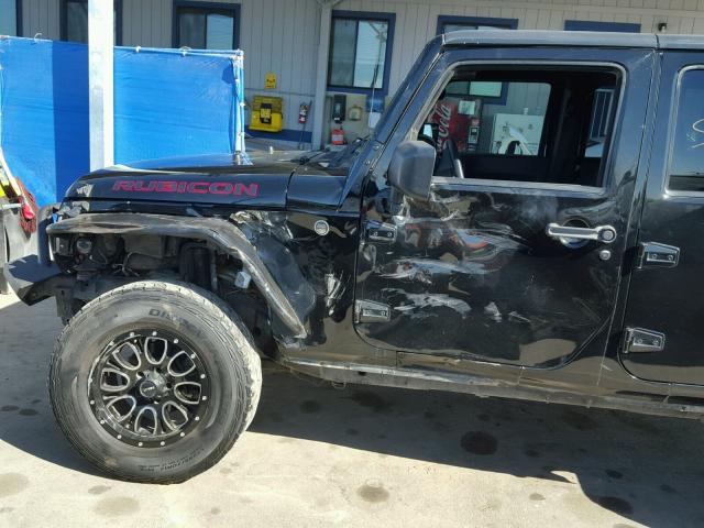 1C4BJWDG3CL225029 - 2012 JEEP WRANGLER U BLACK photo 9