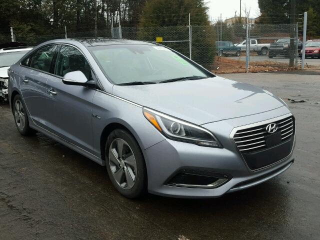 KMHE34L10GA012478 - 2016 HYUNDAI SONATA HYB GRAY photo 1