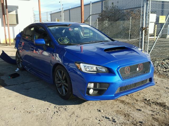 JF1VA1J64G8800443 - 2016 SUBARU WRX LIMITE BLUE photo 1