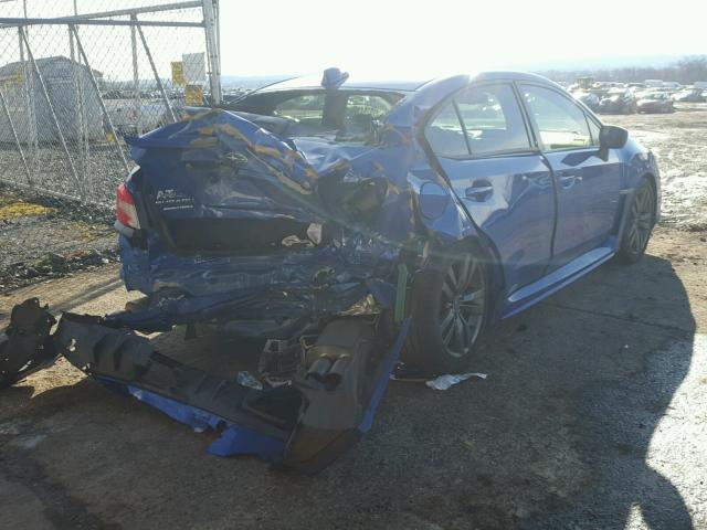 JF1VA1J64G8800443 - 2016 SUBARU WRX LIMITE BLUE photo 4