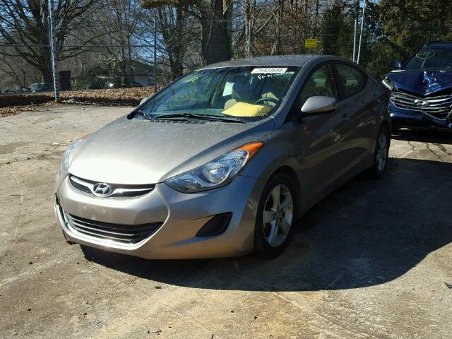 5NPDH4AE8DH360850 - 2013 HYUNDAI ELANTRA GL TAN photo 2