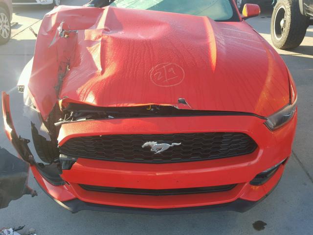 1FATP8EM2G5318272 - 2016 FORD MUSTANG ORANGE photo 7