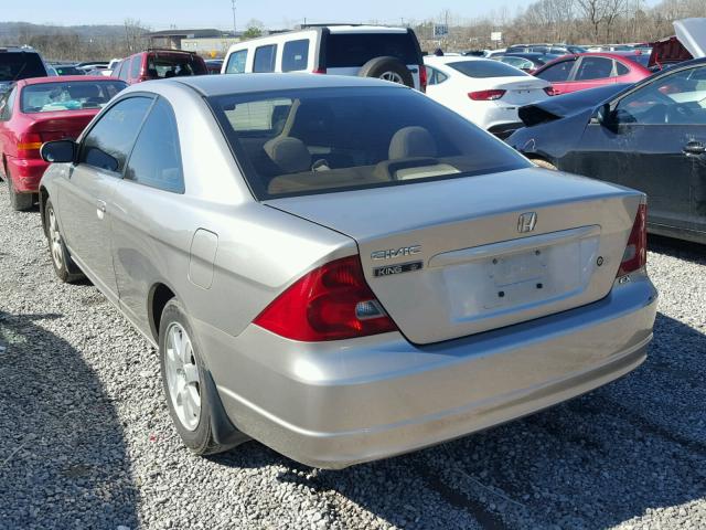 1HGEM21973L067699 - 2003 HONDA CIVIC EX SILVER photo 3