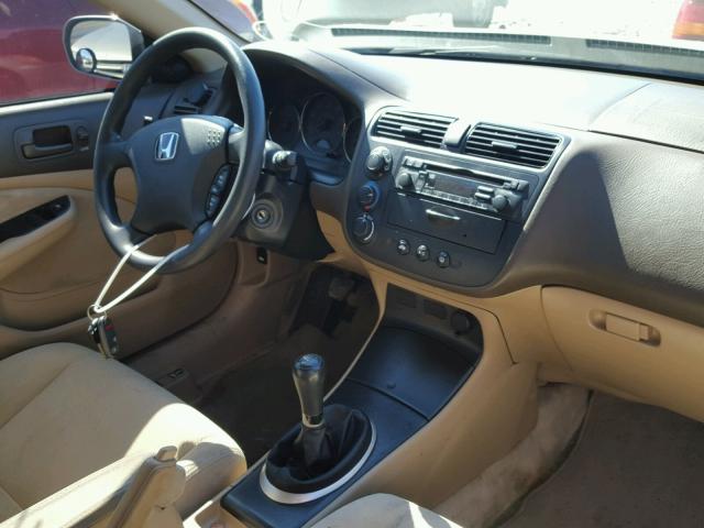 1HGEM21973L067699 - 2003 HONDA CIVIC EX 银色 照片 9