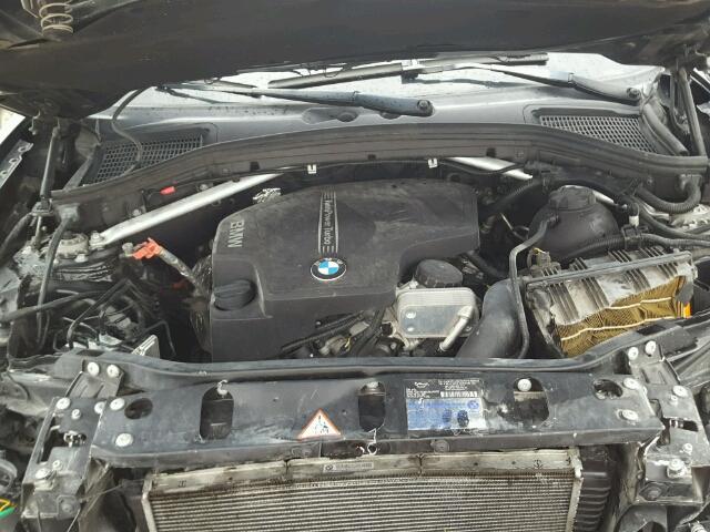 5UXWX9C5XD0A28395 - 2013 BMW X3 XDRIVE2 Czarny zdjęcie 7