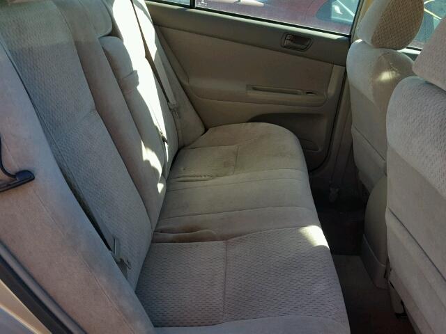 4T1BE32KX3U773321 - 2003 TOYOTA CAMRY LE GOLD photo 6