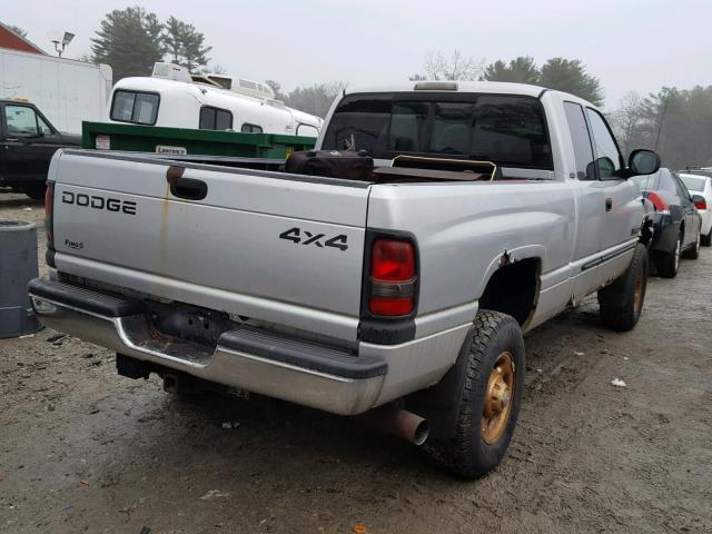 1B7KF23611J544098 - 2001 DODGE RAM 2500 SILVER photo 4