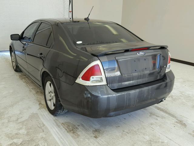 3FAHP07Z97R135769 - 2007 FORD FUSION SE GRAY photo 3