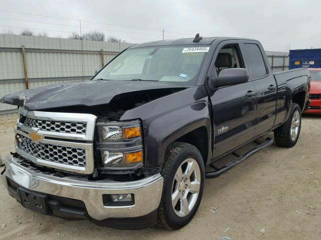 1GCRCREC8FZ355041 - 2015 CHEVROLET SILVERADO GRAY photo 2