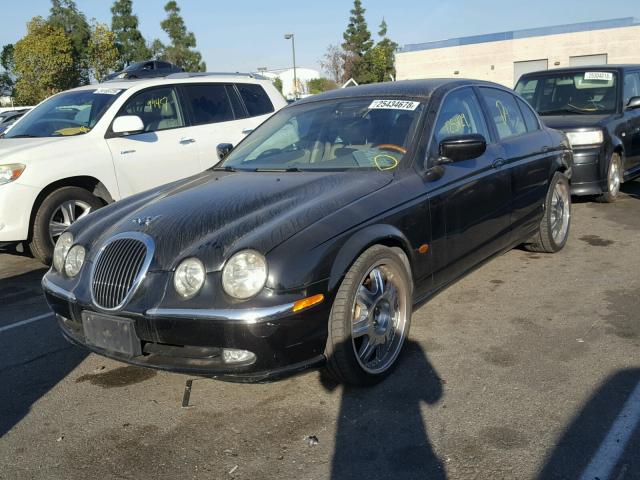 SAJDA01PX2GM23139 - 2002 JAGUAR S-TYPE BLACK photo 2