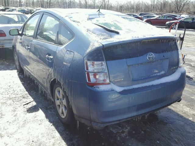 JTDKB20U157040104 - 2005 TOYOTA PRIUS BLUE photo 3