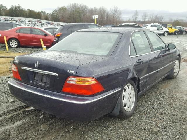 JH4KA9655YC003577 - 2000 ACURA 3.5RL BLUE photo 4