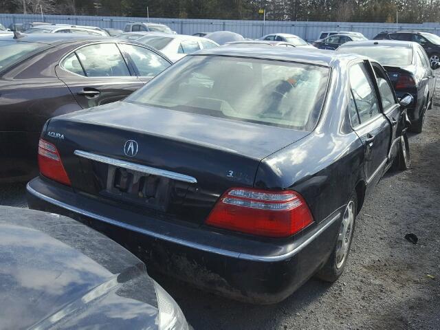 JH4KA96554C800079 - 2004 ACURA 3.5RL BLACK photo 4