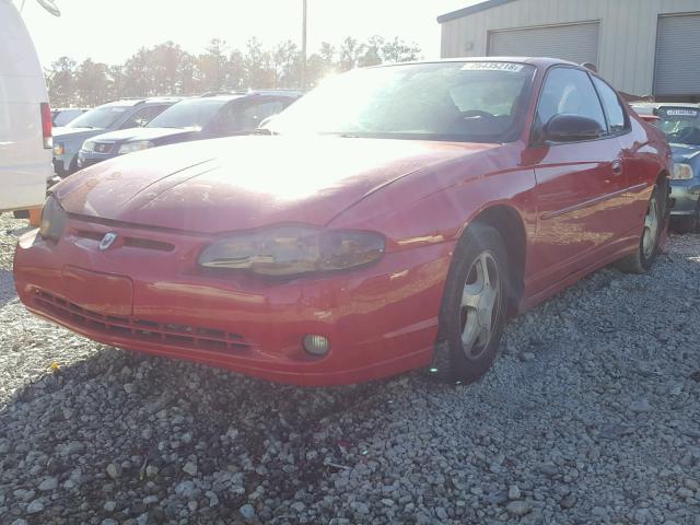 2G1WX12K149276945 - 2004 CHEVROLET MONTE CARL RED photo 2