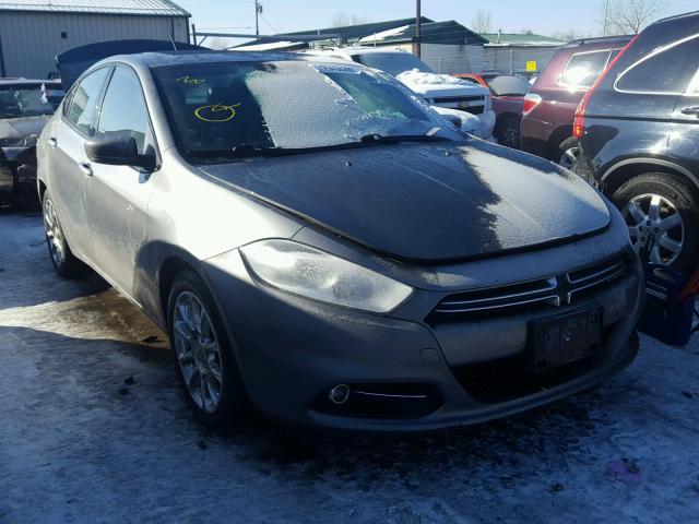 1C3CDFCAXDD336508 - 2013 DODGE DART LIMIT GRAY photo 1