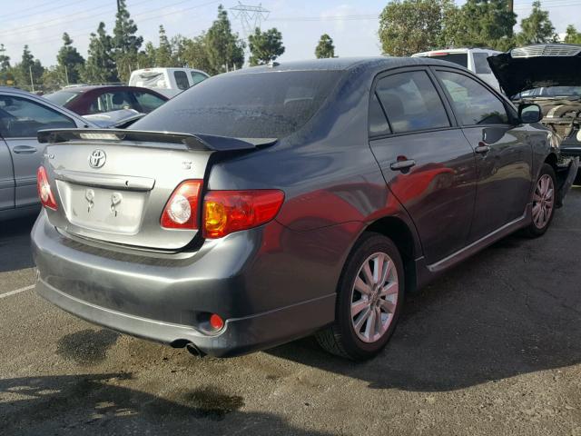 2T1BU4EE0AC476328 - 2010 TOYOTA COROLLA BA GRAY photo 4