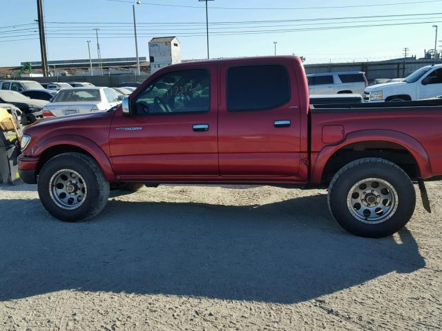 5TEGN92N64Z408182 - 2004 TOYOTA TACOMA DOU RED photo 9