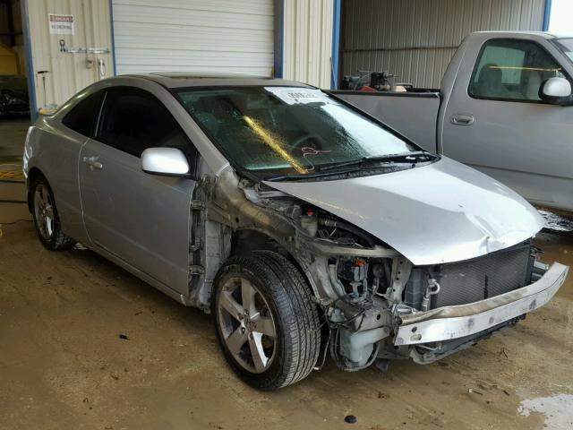 2HGFG12866H507554 - 2006 HONDA CIVIC EX SILVER photo 1