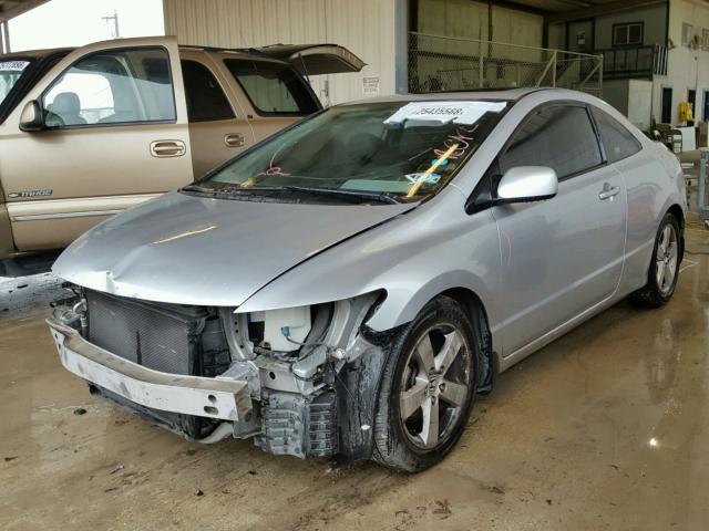 2HGFG12866H507554 - 2006 HONDA CIVIC EX SILVER photo 2