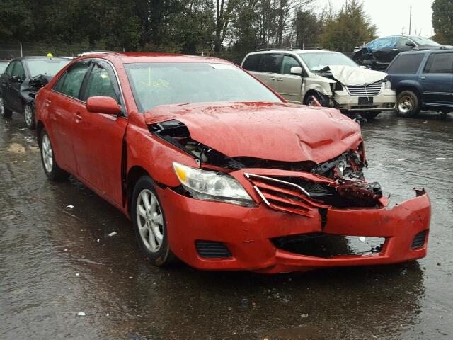 4T1BF3EK4AU115970 - 2010 TOYOTA CAMRY BASE RED photo 1