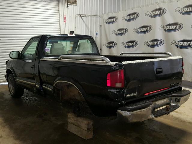 1GCCS14W1YK211980 - 2000 CHEVROLET S TRUCK S1 BLACK photo 3