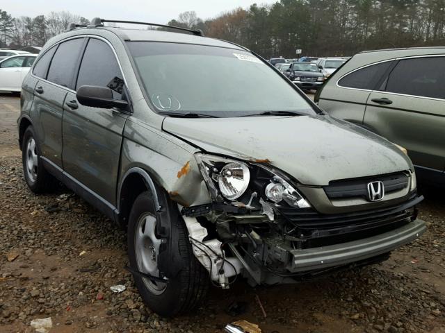 JHLRE38378C045507 - 2008 HONDA CR-V LX GREEN photo 1