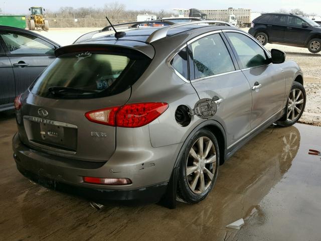 JNKAJ09E29M900175 - 2009 INFINITI EX35 BASE SILVER photo 4