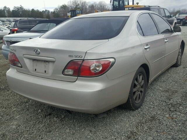 JTHBF30G025001708 - 2002 LEXUS ES 300 GRAY photo 4