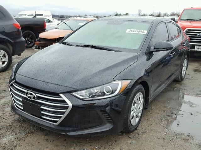 5NPD74LF3JH226770 - 2018 HYUNDAI ELANTRA SE BLACK photo 2