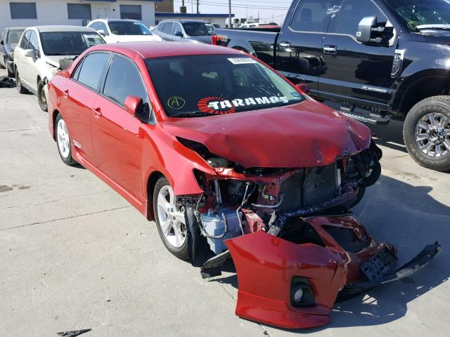 2T1BU4EE9BC722276 - 2011 TOYOTA COROLLA BA RED photo 1