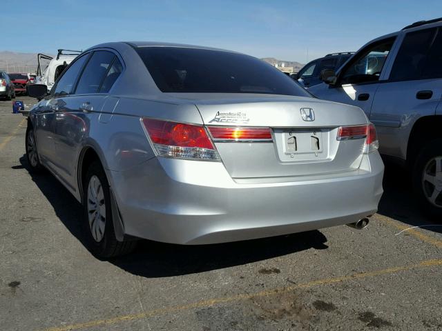 1HGCP2F37CA095386 - 2012 HONDA ACCORD LX SILVER photo 3