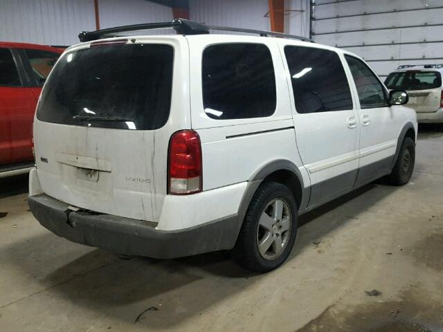 1GMDX33L55D201506 - 2005 PONTIAC MONTANA SV WHITE photo 4