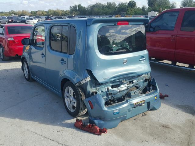 JN8AZ28R29T111710 - 2009 NISSAN CUBE BASE BLUE photo 3