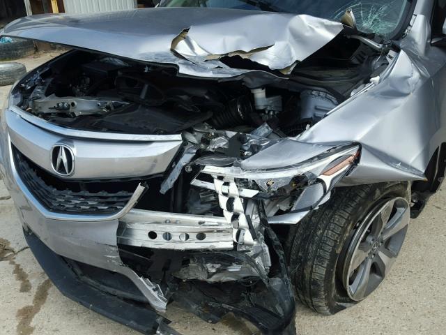 5FRYD4H20GB017184 - 2016 ACURA MDX SILVER photo 9