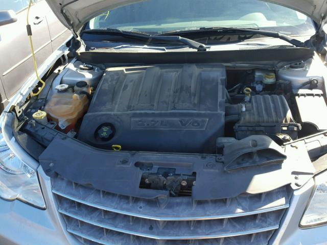 1C3LC46R87N656403 - 2007 CHRYSLER SEBRING SILVER photo 7