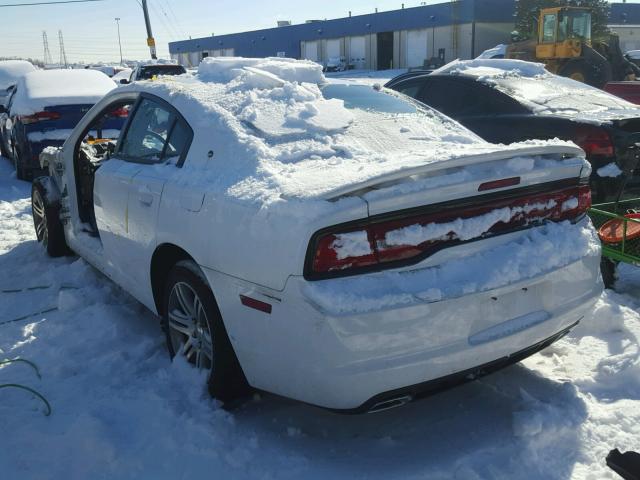 2C3CDXCT5DH682458 - 2013 DODGE CHARGER R/ WHITE photo 3