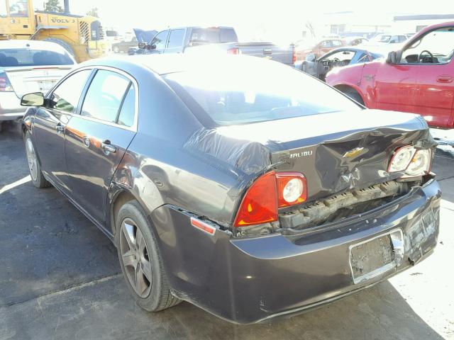 1G1ZA5EB7AF302081 - 2010 CHEVROLET MALIBU LS 石墨色 照片 3