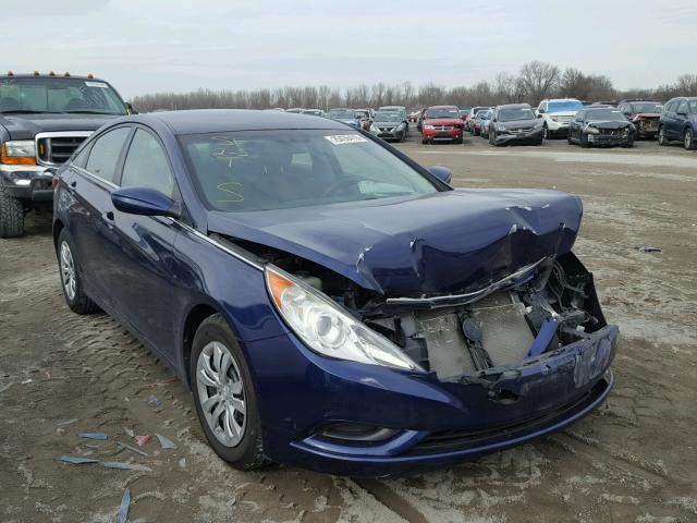 5NPEB4AC5BH027460 - 2011 HYUNDAI SONATA GLS BLUE photo 1