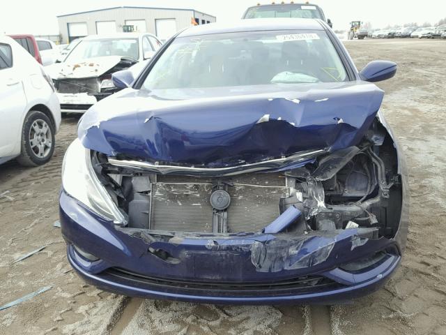 5NPEB4AC5BH027460 - 2011 HYUNDAI SONATA GLS BLUE photo 7