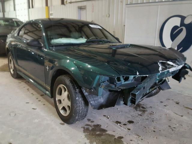 1FAFP4049YF203046 - 2000 FORD MUSTANG GREEN photo 1