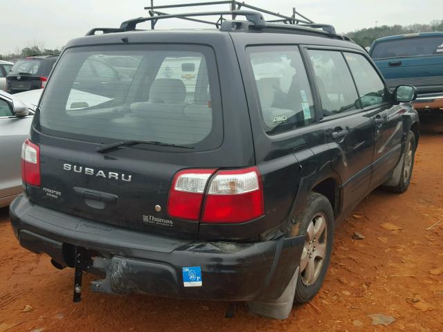 JF1SF65602H707102 - 2002 SUBARU FORESTER S შავი ფოტო 4