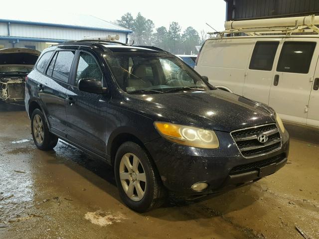 5NMSH13E87H020294 - 2007 HYUNDAI SANTA FE S BLUE photo 1