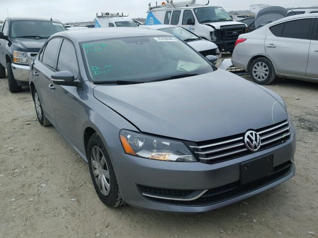 1VWAP7A38DC031306 - 2013 VOLKSWAGEN PASSAT S GRAY photo 1