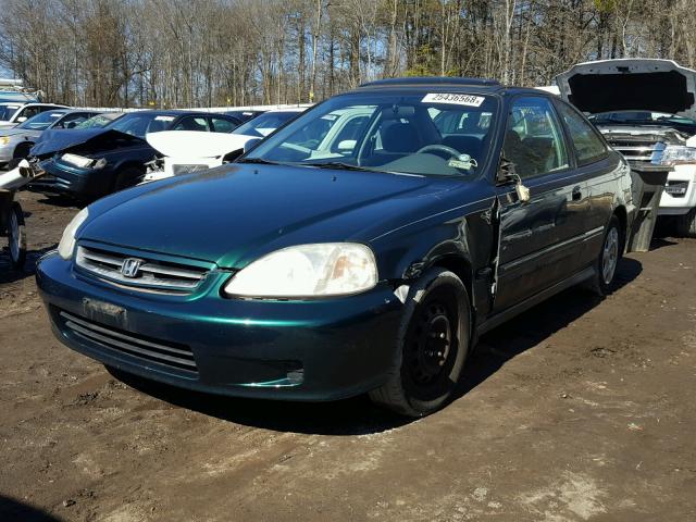 1HGEJ8247YL030254 - 2000 HONDA CIVIC EX GREEN photo 2