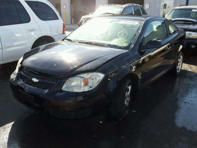 1G1AL15F677305236 - 2007 CHEVROLET COBALT LT BLACK photo 2